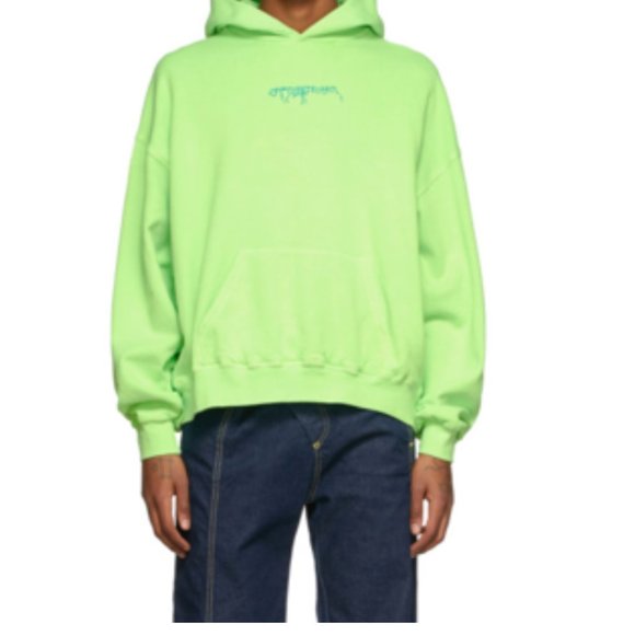 Ottolinger Other - OTTOLINGER Green Neon Otto Hoodie